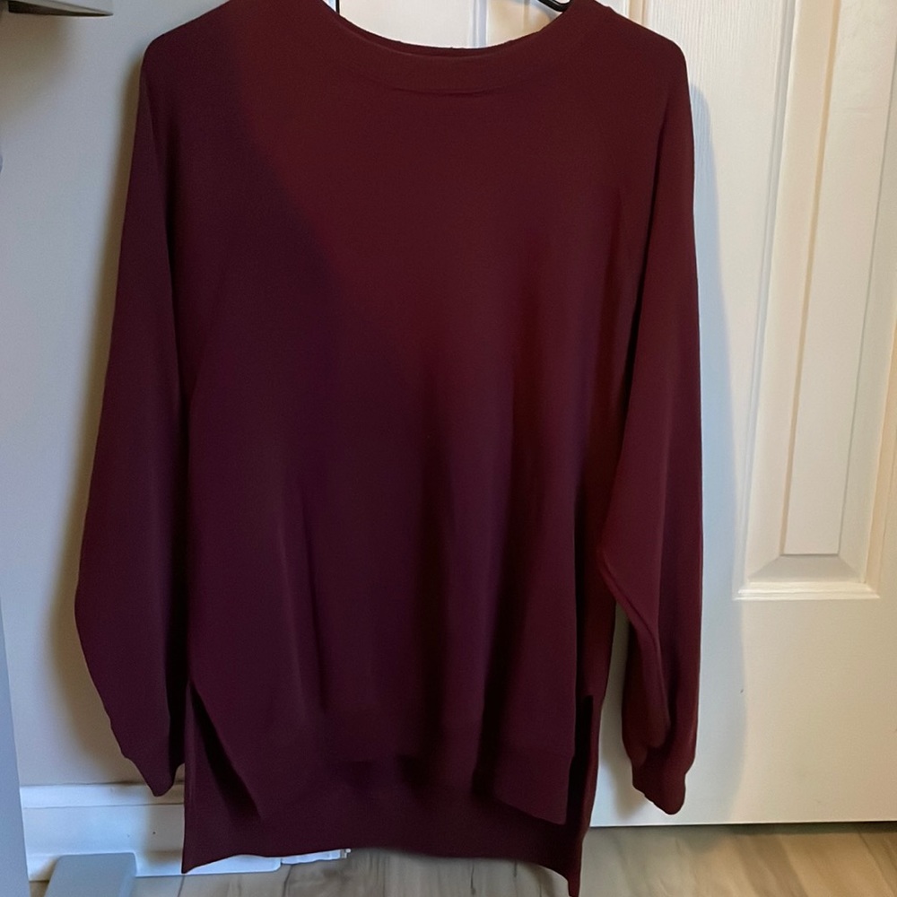 XS, red sweater from American Eagle